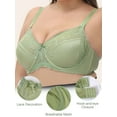 thumbnail image 2 of Women Plus Size Bra with Underwire Thin Mesh Bras No, 2 of 7