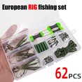 thumbnail image 1 of Aparejos De Pesca De Carpa 62 uds, aparejo de pelo de pesca, aparejos de Boilies giratorios fuertes, equipo de aparejos de pesca de carpa con gancho, 1 of 8