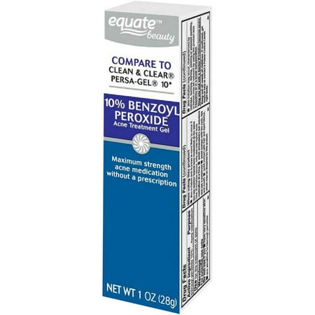 Equate Beauty 10% Benzoyl Peroxide Acne Treatment Gel, 1 oz - Walmart.com