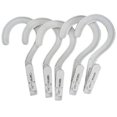 thumbnail image 4 of Melvado Laundry Hanger Hooks | Strong Plastic Solid Metal Spring | Lightweight, Convenient Clothing Pins To hang and Dry Wet Clothes | For Home Use or Travel | Economy 12 Pack | White, 4 of 4