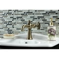 thumbnail image 3 of Kingston Brass KS3543RX Belknap One-Handle Single-Hole Bathroom Faucet with Push Pop-Up Drain, Antique Brass, 3 of 7