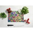 thumbnail image 3 of Carolines Treasures PPD3013LCB Enchanted Garden Flowers Glass Cutting Board Large, 12H x 16W, multicolor, 3 of 3