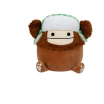 Squishmallows Benny The Bigfoot Wearing Winter Hat 7.5" 2023 Christmas Collection Stuffed Plush