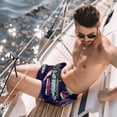 thumbnail image 2 of luoweisi Men's Beach Shorts Quick Dry Swim Trunks with Mesh Lining Crocodile L, 2 of 5