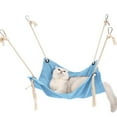 thumbnail image 3 of Summer Pet HangingBreathable Cotton Linen Tassels Hammock for Cats, 3 of 8