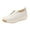 White, variant on Mostsola Sneakers for Women Fashion Slip on Walking Shoes Zipper Loafers Soft Sole Casual Work Shoes