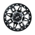 thumbnail image 5 of (4 Pack) 4/156 Tusk Wasatch Beadlock Wheel 15x7 5.0 + 2.0 Machined/Black for Polaris Rzr S 900 Eps 2015-2020, 5 of 8