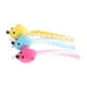 thumbnail image 5 of 3 juguetes de peluche con hierba gatera para distraer a los gatos, con forma de ratón, para interiores., 5 of 8