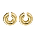 thumbnail image 1 of Fashion Stereo Large Smooth Ear Cartilage Ring Hanging Earrings Gold Design for, 1 of 8