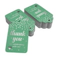 thumbnail image 2 of Inkdotpot ThankYou For Celebrating With Us Bridal Shower-Baby Shower-Retirement-Wedding-Birthday Bottle Tag Real Silver Foil Favor Hang Tags Pack Of 100, 2 of 6