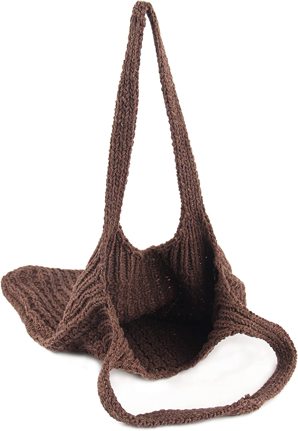 CoCopeaunts Women's Shoulder Handbags Hand crocheted Bags large Shoulder Shopping Bag tote bag aesthetic cute tote bags