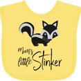 thumbnail image 3 of Inktastic Mom's Little Stinker Boys or Girls Baby Bib, 3 of 4