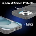 thumbnail image 6 of Magnetic Stand Case for iPhone 15 Pro (6.1 inch) with 360° Rotatable Invisible Ring, Compatible with Magsafe, Shockproof, Non-Yellowing, Slim Translucent Case for iPhone 15 Pro-Blue, 6 of 14