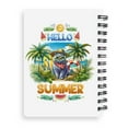 thumbnail image 2 of British Shorthair Hello Summer with Sunglasses and Surfboard Tropical Vibes Spiral Bound Journal Cat Lover Kitten Owner Gifts 5x7in Spiral Notebook - 00007, 2 of 5