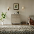 thumbnail image 3 of May in Color Modern Chest of Drawers Set of 2, with Rounded Table Corners, Natural Wood, 3 of 8