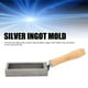thumbnail image 5 of Molde de Lingote de plata ANGGREK Mango de madera de haya acero de aleación 4 Pulgadas, 5 of 7
