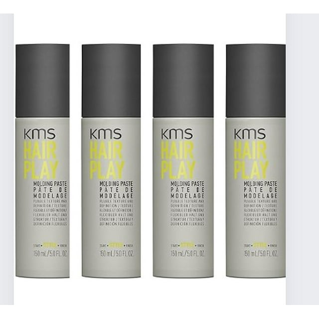 KMS HAIRPLAY Pâte de Modelage, Lot de 4 - 5,0 Fl Oz
