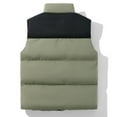 thumbnail image 5 of APEXFWDT Men's Puffer Vest Winter Outdoor Zipper Sleeveless Warm Puffey Jacket Casual Lightweight Quilted Stand Collar Vest Size M To 3XL, 5 of 8