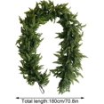 thumbnail image 6 of Guvpev 6FT Artificial Cedar Christmas Garland with Pine Needles, Realistic Faux Winter Cedar Greenery Garland for Fireplace, Mantel, Staircase, Holiday, Indoor Outdoor Christmas Decorations, 6 of 7
