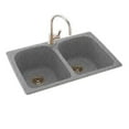 thumbnail image 4 of Swan KSLB-3322-010 33" x 22" Swanstone Double-Basin Dual Mount Kitchen Sink, Available in Various Colors, 4 of 7