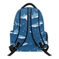thumbnail image 2 of HUIACONG Basketball Shark Blue Kids School Backpack for Boys Girls Age 5-16, Multi Pocket Water Resistant Bookbag with Adjustable Cushion Straps, Lightweight Large Capacity Daypack for School Travel, 2 of 7