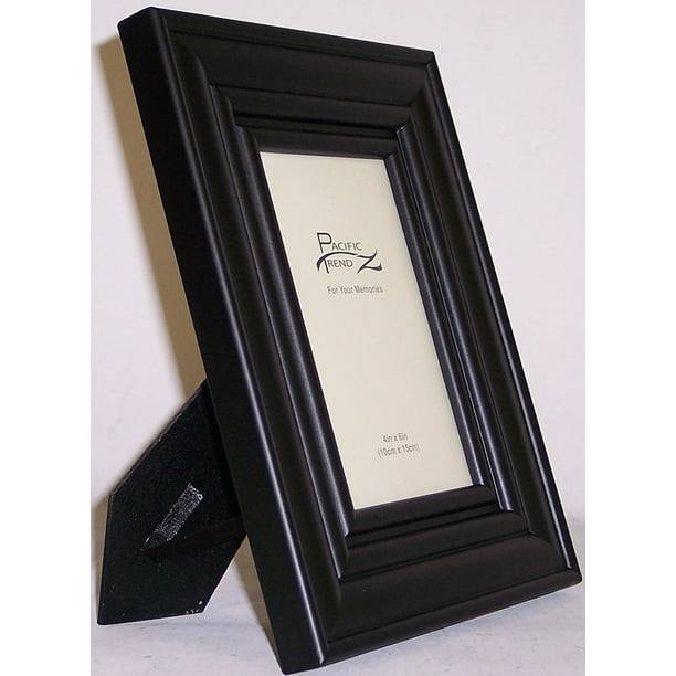 Wooden Photo Frame 4x6, Black by Pacific Trendz (model 27146), Capture