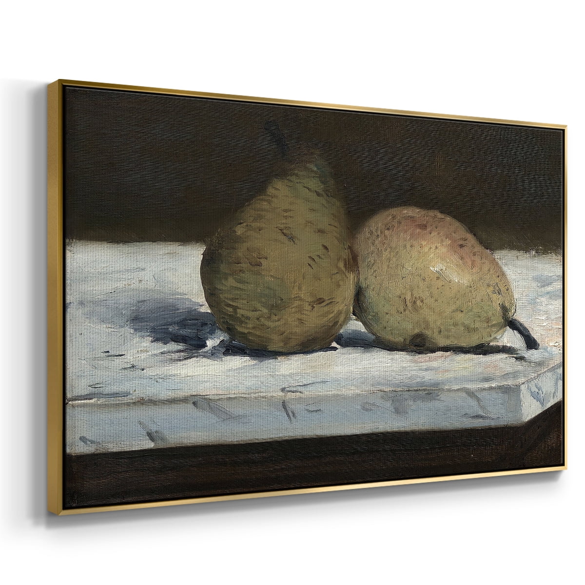 Vintage Botanical Print-VIII By Wexford Home Framed in Gold Wood Gallery Wrapped Canvas 27 in. x 41 in.