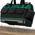 thumbnail image 4 of yingyy 1/2/3/5 Tool Bag Electrician Bags Storage Box Adjustable Wear-Resistant Waterproof Large Capacity Maintenance Tools Pouch Black Green/23 inch 1 Pc, 4 of 6