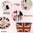 thumbnail image 4 of Retro British Flag Handbag Purse Tote Organizer Zipper Closure Cosmetic Pouch Bag For Travelling, 4 of 7