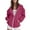 Hot Pink, variant on ZSQDM Pullover Zip Up Hoodie Womens Oversized Half Zip Cropped Sweatshirt 2025 Fall Fashion 1/4 Zip Pullover Preppy Thumb Hole Tops With Pocket Pink Women'S Polyester Hoodie (Xxl)