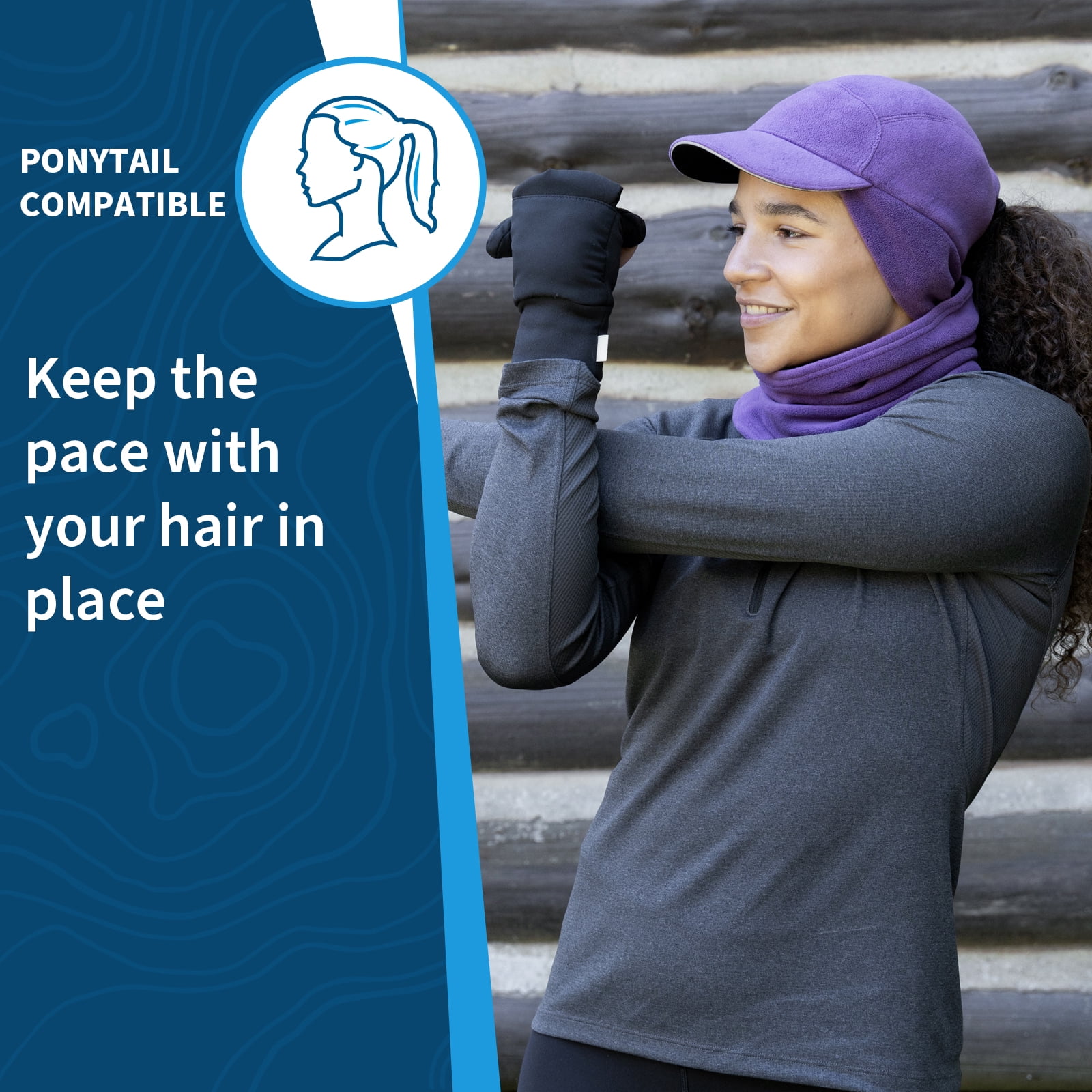 TrailHeads Fleece Ponytail Hat for Women – Trailblazer 
