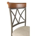 thumbnail image 6 of Powell Roselyn 29" Indoor Square Metal Bar Stool, Pewter, 6 of 11