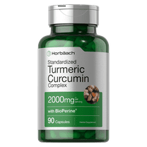 Turmeric Curcumin with Bioperine 2000 mg | 90 Capsules for Men and Women | by Horbaach