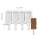 thumbnail image 2 of Molde de helado de silicona, molde para paletas de hielo de 4 celdas, fabricante de helados DIY para paletas de postre congelado, 2 of 8
