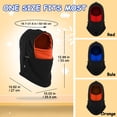 thumbnail image 3 of 2WIN2BUY Balaclava Ski Mask for Boys Girls,Adjustable Thick Warm Windproof Winter Hats,Soft Fleece Hat with Mask & Neck Warmer,Blue, 3 of 7