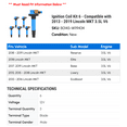 thumbnail image 2 of Ignition Coil Kit 6 - Compatible with 2013 - 2019 Lincoln MKT 3.5L V6 - Autopart Premium, 2 of 2