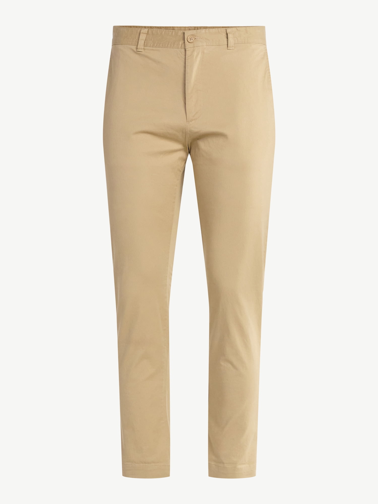 Free Assembly Men's Straight Tapered Fit Chino Pants, Sizes 29-42