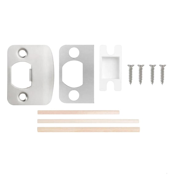 WE-POLUJ Standard Door Strikes Plate Shims Accessory for Fixing Door That Latches