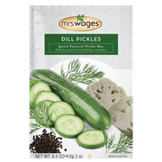 Mrs. Wages Dill Pickles Quick Process Pickle Mix, 6.5 oz Pouch