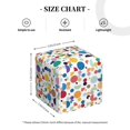 thumbnail image 4 of Kdxio Colorful Spots Print Tissue Box Cover,Square Decorative PU Leather Facial Paper Case Organizer Holder Dispenser for Bathroom,Night Stands,Desk,Car 5.2''X5.2''X5.2'', 4 of 8