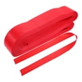 thumbnail image 3 of CIMAXIC Wedding 100pcs Red Fabric Ribbon Thick Chinese New Year Decoration Red Silky Wishing Ribbon For Spring Festival Present Wrapping Wedding Party Decorations,33.86"X1.57"(LxW), 3 of 4