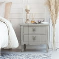 thumbnail image 5 of Finch Maslow Side Table with Two Drawers Gray, 5 of 11