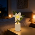 thumbnail image 5 of Artificial Lily LED Table Light, Realistic Flower Decorative Lamp with Warm Glow for Living Room and Nightstand, 5 of 6