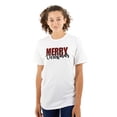 thumbnail image 3 of Xmas Holiday Plaid Merry Christmas Graphic T Shirt Men or Women Brisco Brands S, 3 of 6