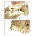 thumbnail image 3 of Peluca rizada para mujer, coleta con pinza de garra, ondulada de 22 pulgadas de largo, 3 of 6