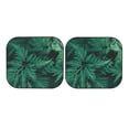 thumbnail image 7 of Daiia Green Leave Fern 2PCS Car Windshield Sun Shade, Foldable Sun Shield for Car Front Window, Auto Sun Blocker Visor Protector Universal for Truck SUV Pickup-Medium, 7 of 7