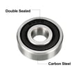 thumbnail image 2 of Unique Bargains Deep Groove Ball Bearing 6200RS Double Sealed, 10mmx30mmx9mm Carbon Steel 2Pcs, 2 of 4