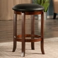 thumbnail image 6 of Winsome Wood Walcott Swivel Seat Counter Stool, Black and Walnut, 6 of 7