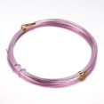 thumbnail image 2 of 10 roll Round Aluminum Craft Wire for Beading Jewelry Craft Making Pink 18 Gauge 1mm 10m/roll(32.8 Feet/roll), 2 of 3
