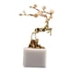 thumbnail image 5 of Escultura de ciervo, decoración de mesa, estatua moderna creativa decorativa, estatuilla de Animal para oficina, pasillo, estantería, decoración del, 5 of 8
